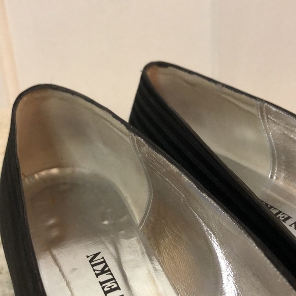 Vintage Newton Elkin Bow Detail Almond Toe Short Heel Shoe - Picture 7 of 11